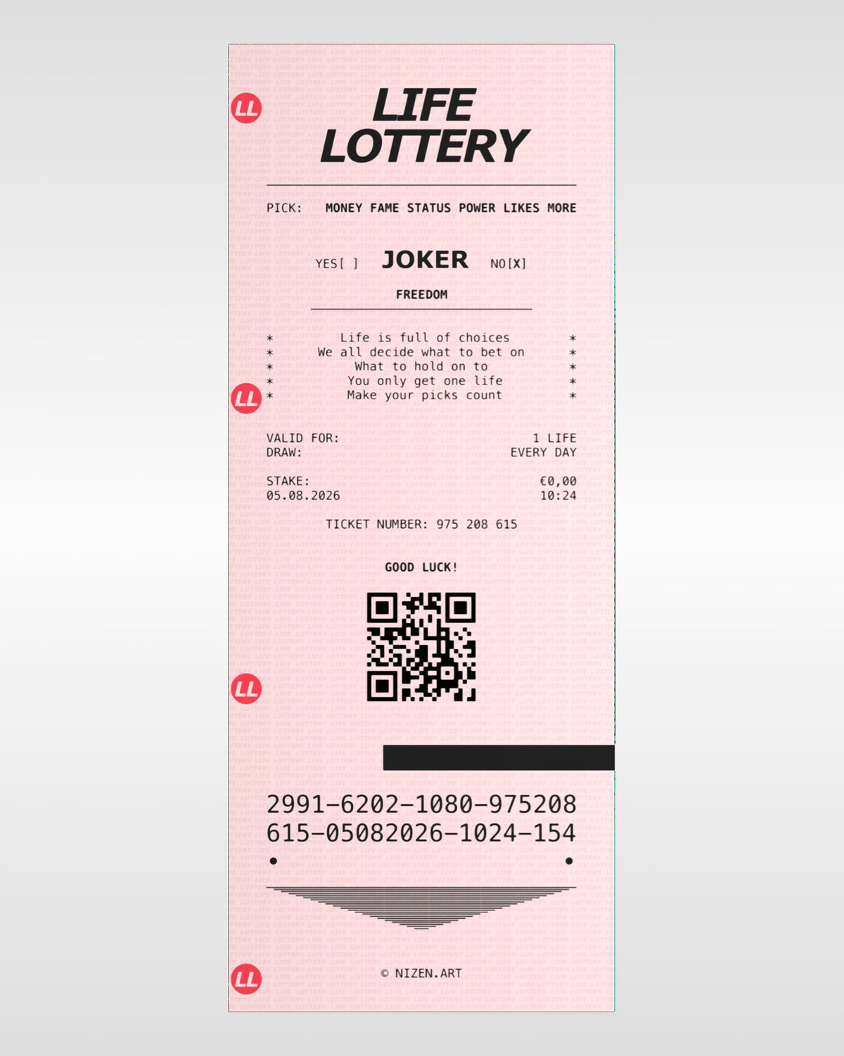 LIFE LOTTERY L (70x175)