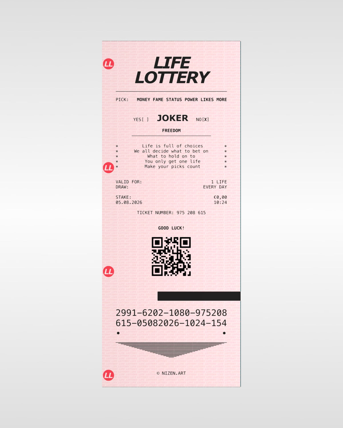 LIFE LOTTERY L (60x150)