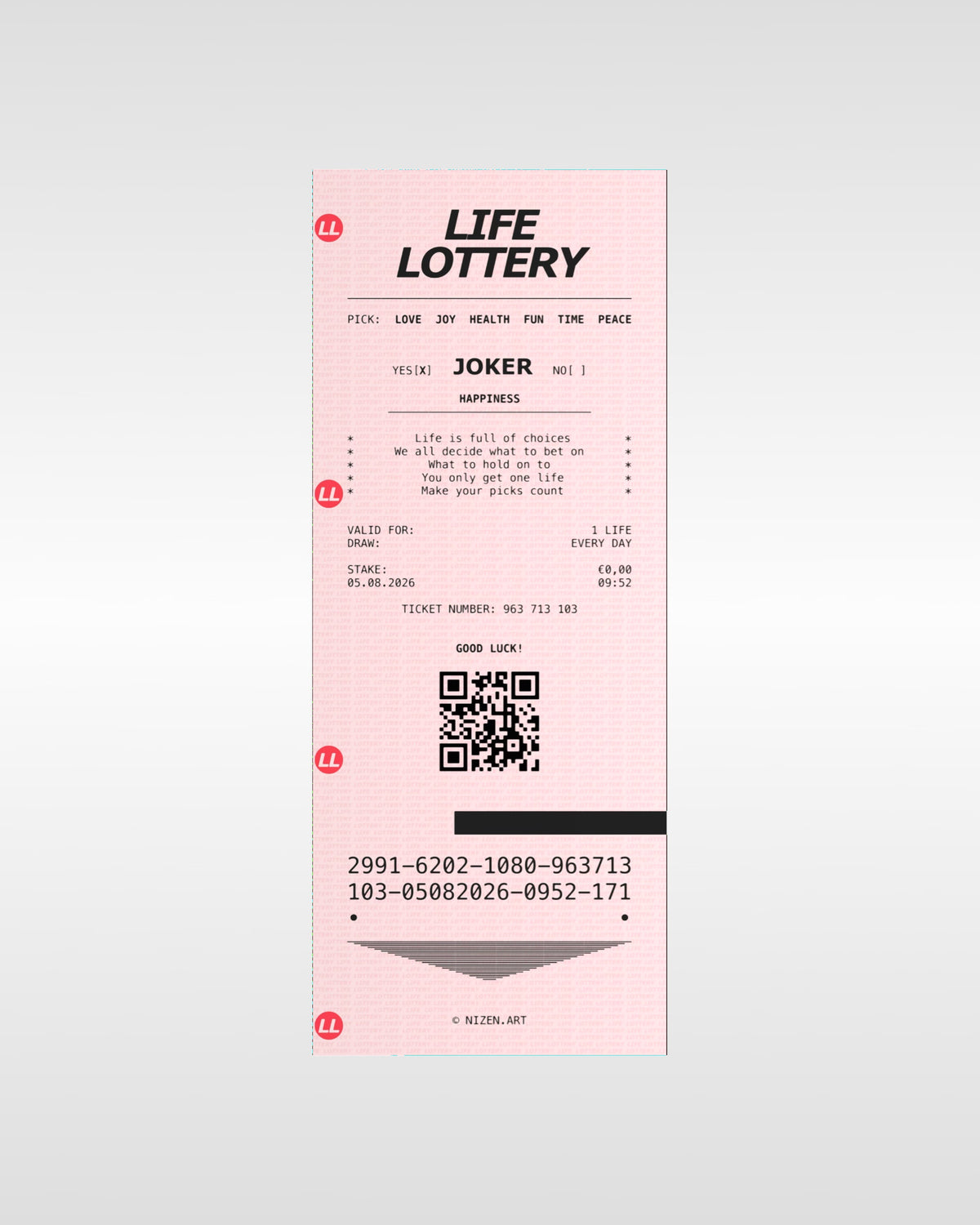 LIFE LOTTERY W (50x125)