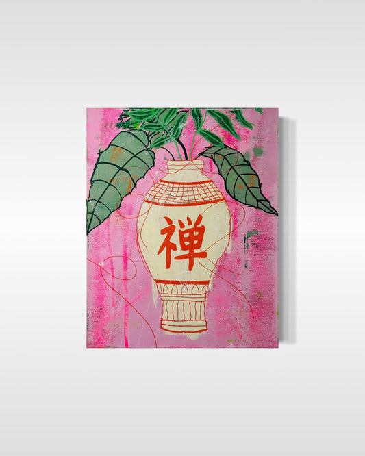 VASE ZEN KANJI