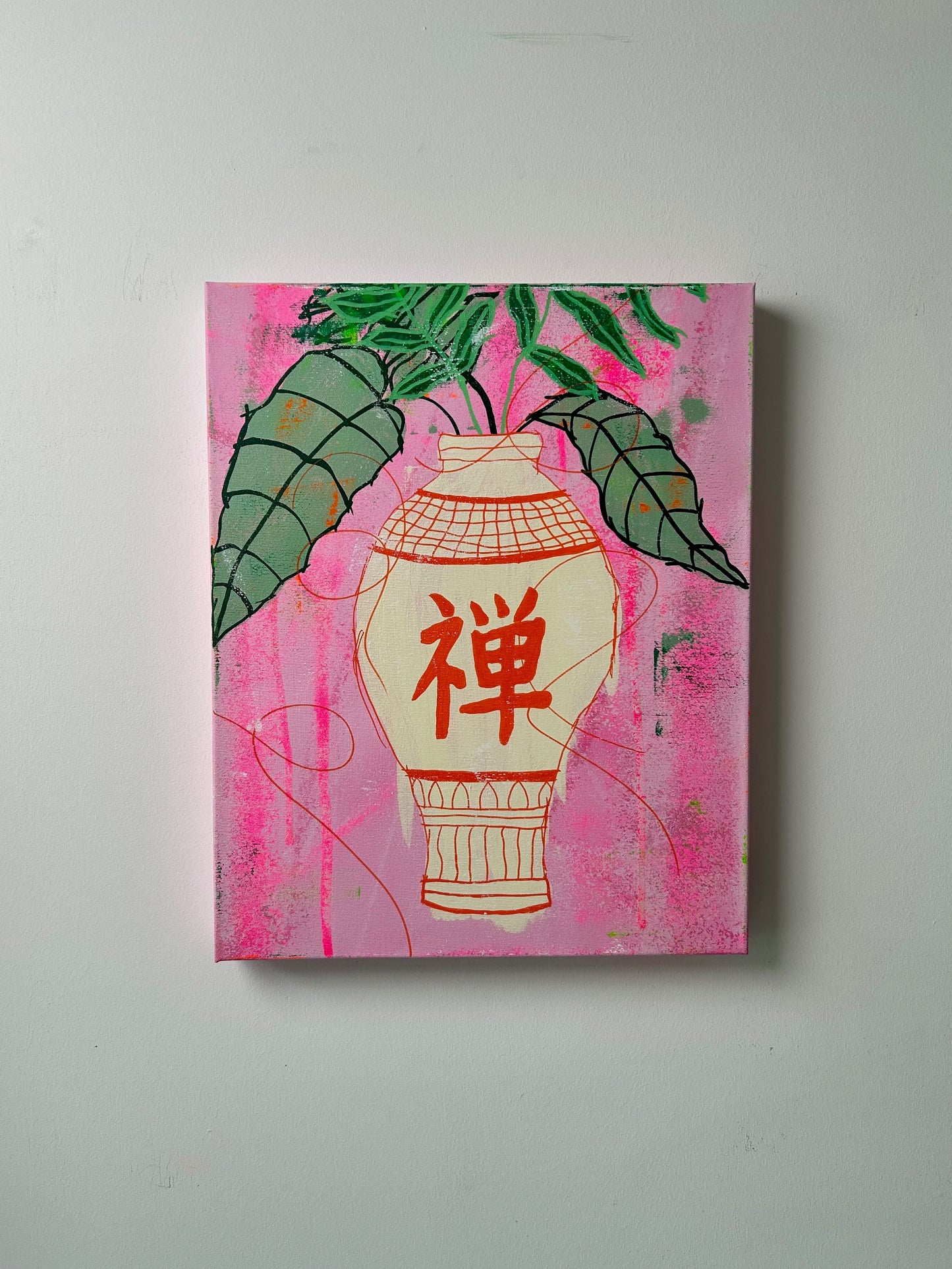 VASE ZEN KANJI